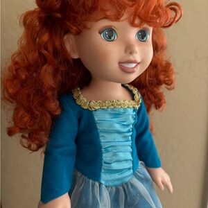 Disney Merida Princess Doll with Red Hair and Blue Eyes